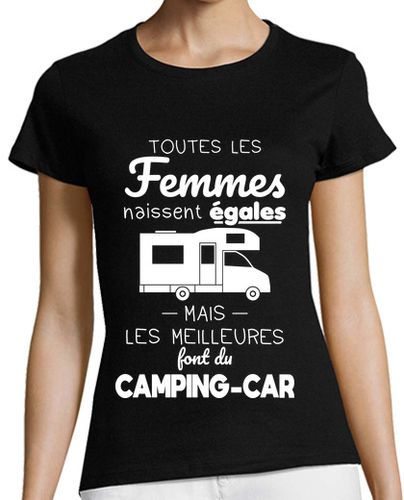 Camiseta mujer Igualdad de mujeres mejor autocaravana laTostadora - latostadora.com - Modalova