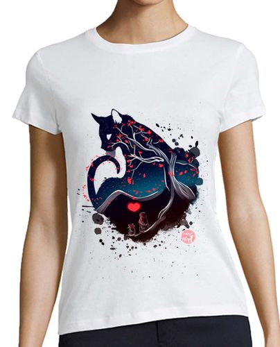 Camiseta mujer cat ink lover - latostadora.com - Modalova