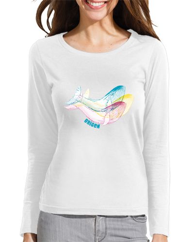 Camiseta mujer Ballenas - latostadora.com - Modalova