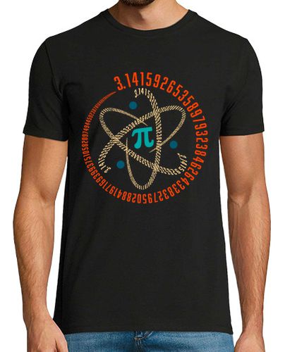 Camiseta Hombre Manga Corta Número Pi Matemáticas Ciencia Profesor Matemático Friki laTostadora - latostadora.com - Modalova