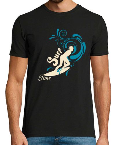 Camiseta Surf beige vague bleue laTostadora - latostadora.com - Modalova