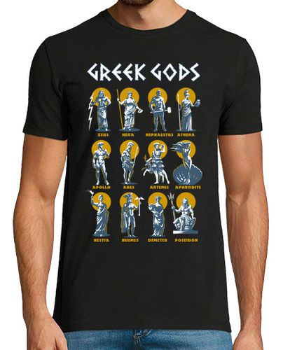 Camiseta Hombre Manga Corta dioses griegos mitologia griega laTostadora - latostadora.com - Modalova