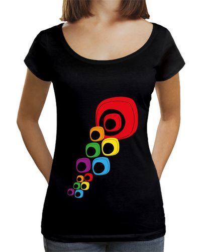 Camiseta Mujer Cuello Ancho Loose Fit Ojos de colores laTostadora - latostadora.com - Modalova