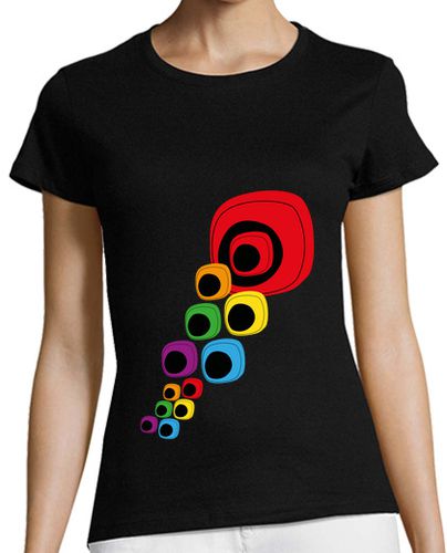 Camiseta Mujer Manga Corta Ojos de colores laTostadora - latostadora.com - Modalova