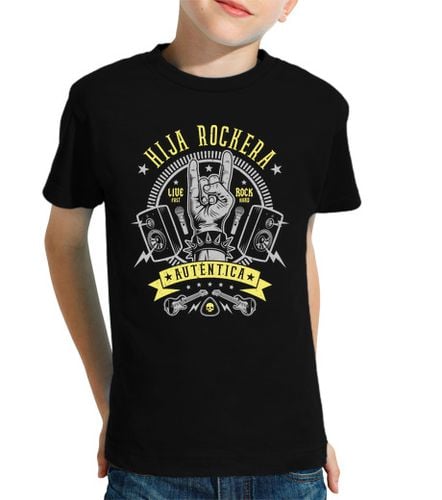 Camiseta Niño Manga Corta Hija Rockera laTostadora - latostadora.com - Modalova