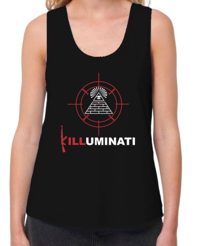 Camiseta mujer killuminati blanco rojo nº 1417614 - latostadora.com - Modalova