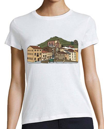 Camiseta mujer La Villa de Ocon, La Rioja - latostadora.com - Modalova
