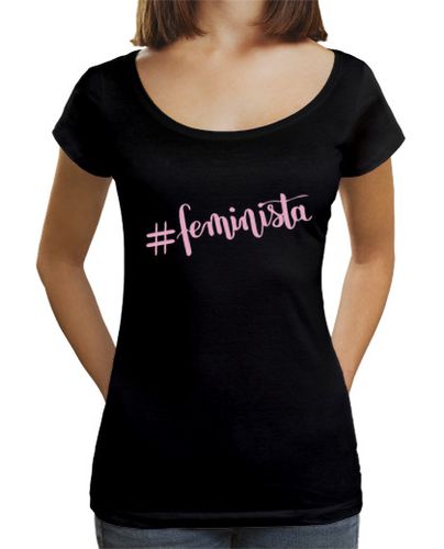Camiseta mujer hashtag feminista rosa - latostadora.com - Modalova