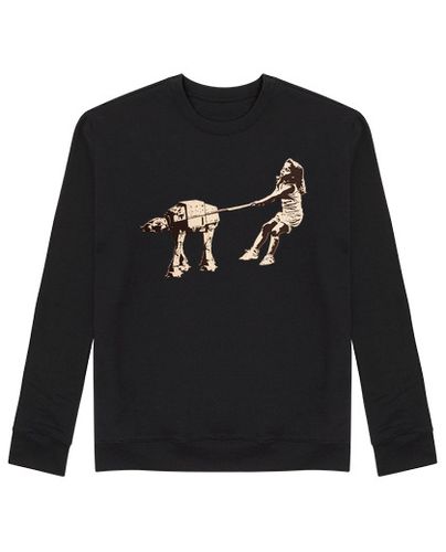 Sudadera Sin Capucha Unisex Banksy Star wars popart laTostadora - latostadora.com - Modalova