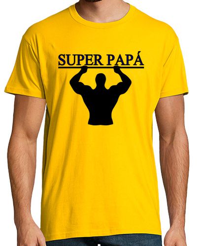 Camiseta Cooltee SUPER PAPA . Solo disponible en latostadora - latostadora.com - Modalova