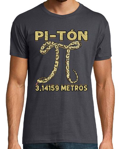 Camiseta Número Pi Pitón Matemáticas Animales Serpiente Snake Humor Profes - latostadora.com - Modalova