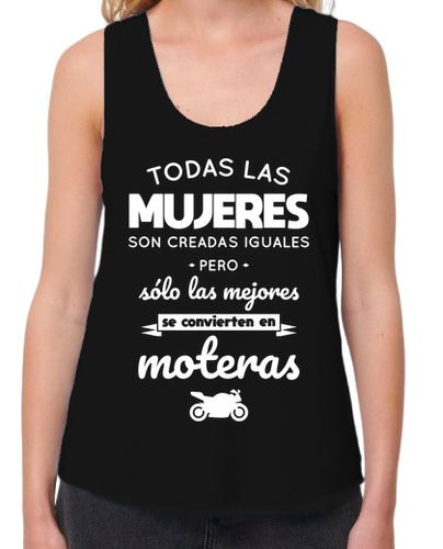 Camiseta mujer Mujeres iguales - mejores moteras - latostadora.com - Modalova