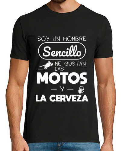 Camiseta Hombre sencillo - Motos y cerveza - latostadora.com - Modalova