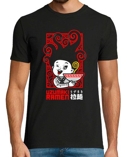 Camiseta Uzumaki Ramen - Swirl Black Shirt laTostadora - latostadora.com - Modalova