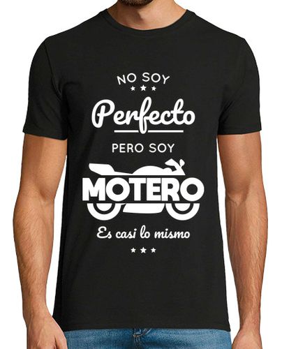 Camiseta Hombre Manga Corta No soy perfecto pero soy motero laTostadora - latostadora.com - Modalova