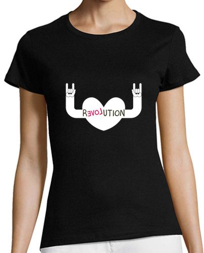 Camiseta mujer Revolution love, camiseta mujer - latostadora.com - Modalova