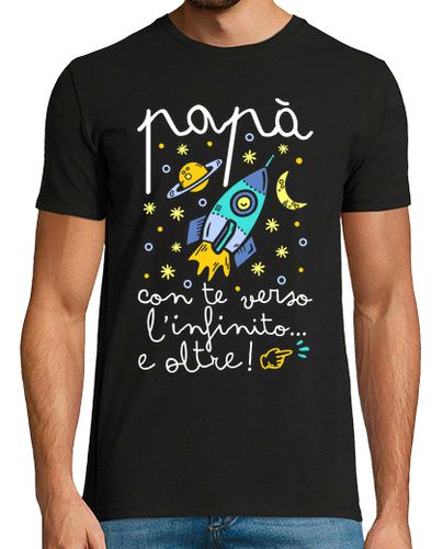 Camiseta Papà con te verso l infinito e oltre. ITA laTostadora - latostadora.com - Modalova