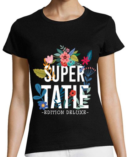 Camiseta Mujer Manga Corta idea de cumpleaños de súper tía para lo laTostadora - latostadora.com - Modalova