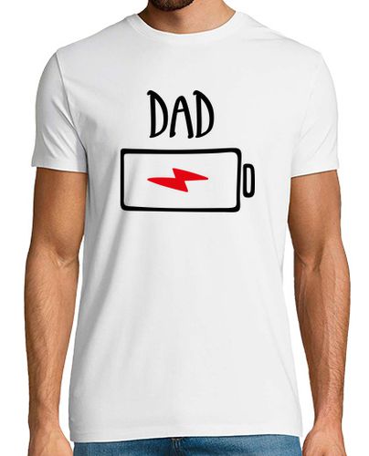 Camiseta Out of Batteries... Dad - latostadora.com - Modalova