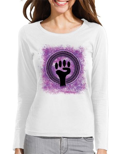 Camiseta mujer Camiseta Mujer feminista, camiseta manga larga, 8 M, blanco - latostadora.com - Modalova
