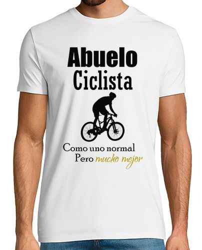 Camiseta Abuelo Ciclista como uno normal pero me - latostadora.com - Modalova
