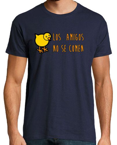 Camiseta Los Amigos No Se Comen! - latostadora.com - Modalova