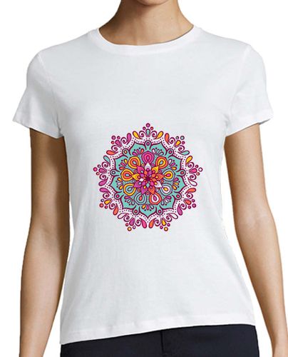 Camiseta Mujer Manga Corta patterns kaleidoscope laTostadora - latostadora.com - Modalova