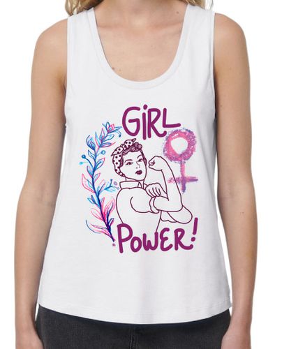 Camiseta Mujer Tirantes Loose Fit GIRL POWER laTostadora - latostadora.com - Modalova