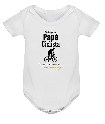 Body bebé Yo tengo un Papa Ciclista como uno norm - latostadora.com - Modalova