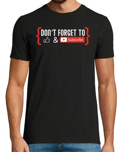 Camiseta no te olvides de suscribirte creador de video editor de juegos profesional diciendo camiseta regalo - latostadora.com - Modalova