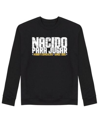 Sudadera Sin Capucha Unisex Nacido para jugar laTostadora - latostadora.com - Modalova