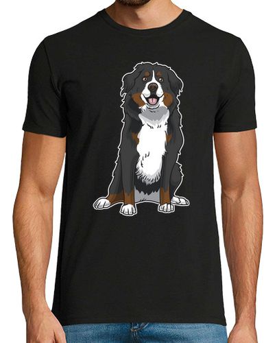 Camiseta Hombre Manga Corta idea de regalo de perro de montaña bern laTostadora - latostadora.com - Modalova