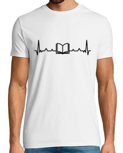 Camiseta Hombre Manga Corta amante de los libros leyendo fan latido laTostadora - latostadora.com - Modalova