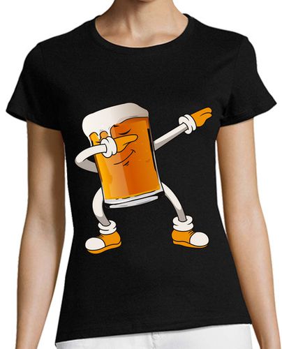 Camiseta mujer dabbing dance cerveza - latostadora.com - Modalova