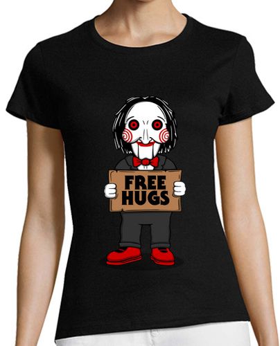 Camiseta mujer Free Hugs - Saw laTostadora - latostadora.com - Modalova