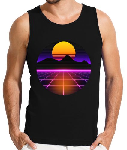 Camiseta Hombre Sin Mangas 80s superan a vaporwave synthwave retro laTostadora - latostadora.com - Modalova