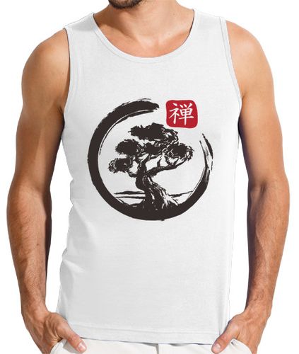 Camiseta Hombre Sin Mangas zen bonsai árbol enso círculo japonesas laTostadora - latostadora.com - Modalova