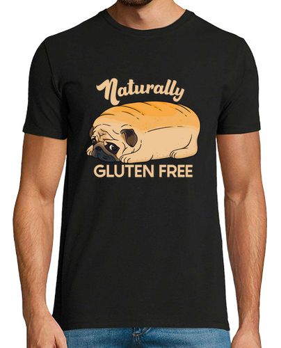 Camiseta Hombre Manga Corta pan de pug lindo sin gluten laTostadora - latostadora.com - Modalova