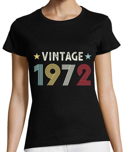 Camiseta mujer Vintage 1972 50 cumpleaños regalo 50 - latostadora.com - Modalova