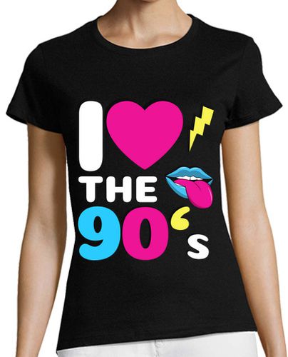 Camiseta mujer Me encanta la fiesta de los 90 - latostadora.com - Modalova