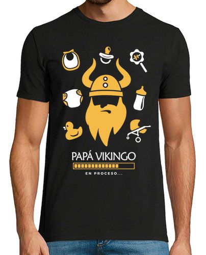 Camiseta Papá Vikingo en proceso - latostadora.com - Modalova