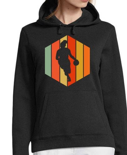 Sudadera Con Capucha Para Mujer baloncesto mujer retro vintage laTostadora - latostadora.com - Modalova