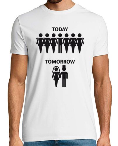 Camiseta hoy mañana - despedida de soltero - neg - latostadora.com - Modalova