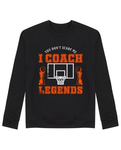 Sudadera Sin Capucha Unisex leyendas del entrenador de baloncesto laTostadora - latostadora.com - Modalova