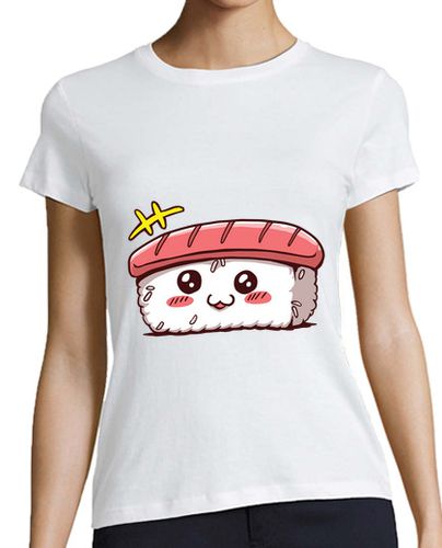Camiseta mujer lindo sushi kawaii - latostadora.com - Modalova
