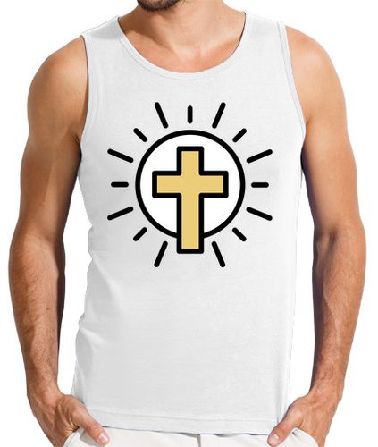 Camiseta cruz cristiana simple - latostadora.com - Modalova
