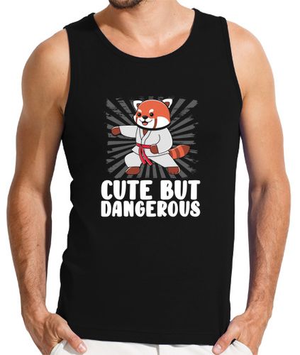 Camiseta Hombre Sin Mangas panda de karate rojo dulce laTostadora - latostadora.com - Modalova