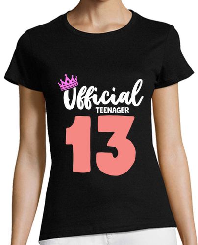 Camiseta mujer niña oficial adolescente 13 años cumple - latostadora.com - Modalova