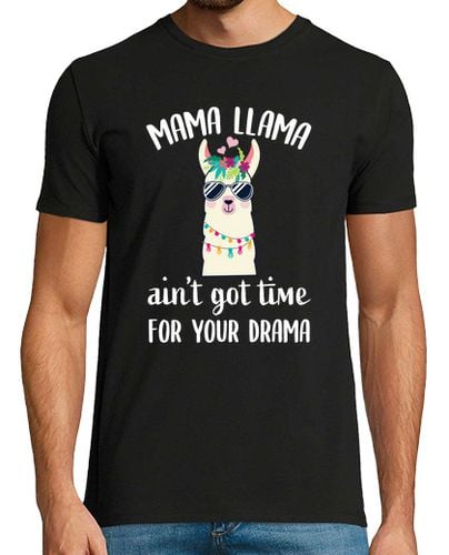 Camiseta Hombre Manga Corta mamá llama divertido regalo de alpaca p laTostadora - latostadora.com - Modalova