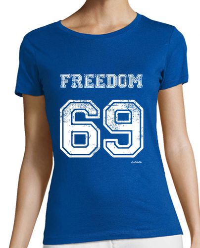 Camiseta mujer Freedom 69 (blanco) - latostadora.com - Modalova